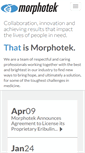 Mobile Screenshot of morphotek.com